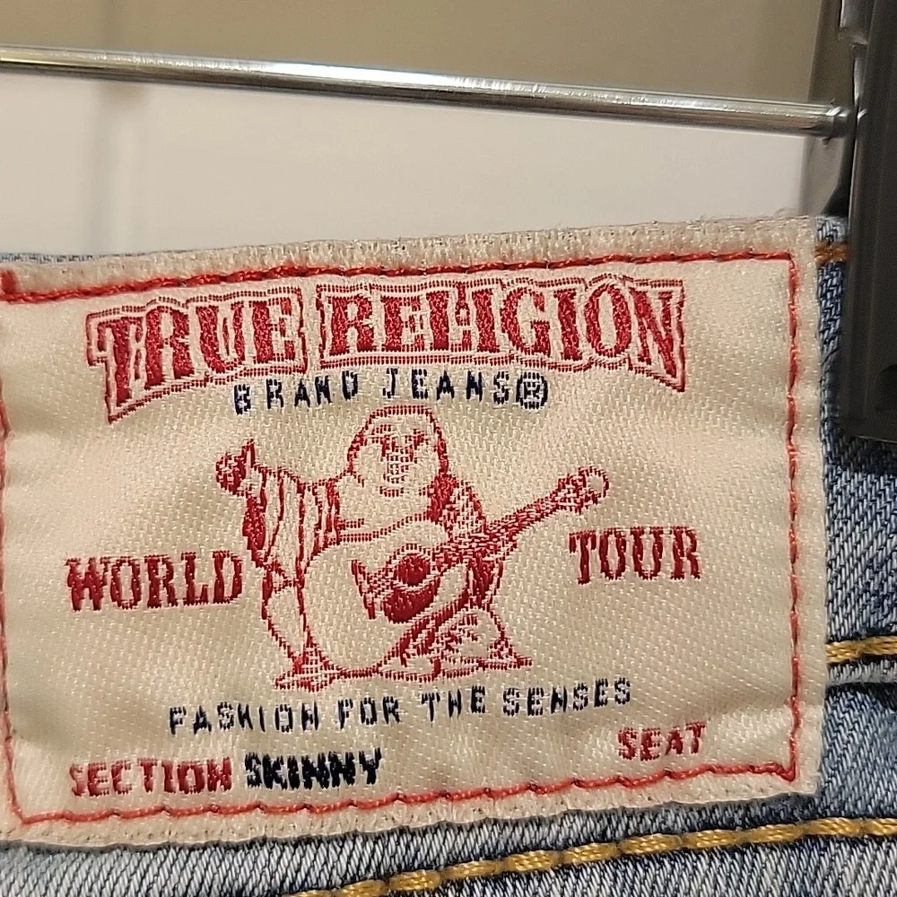 True Religion Women's Light Blue Skinny Jeans Size 26 - Picture 8 of 12